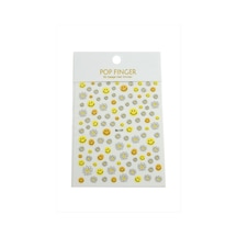 Papatya Emoji Tattoo Dövme Sticker