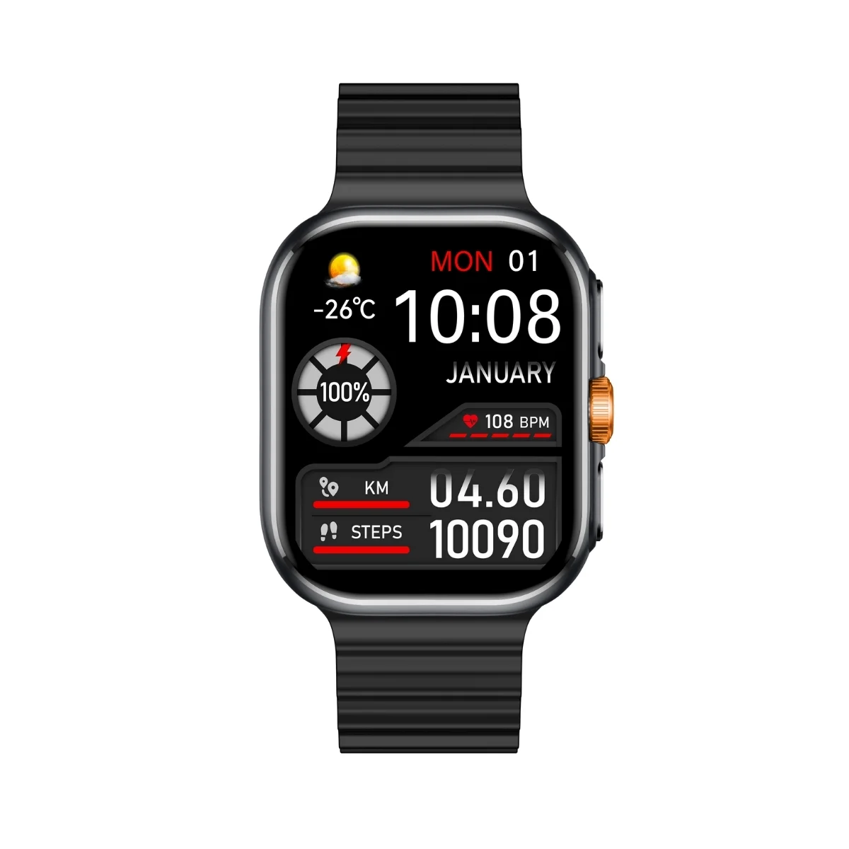 Bix TSW1 2.01" Amoled Ekran Bluetooth 5.3 Akıllı Saat