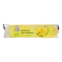 Fine Dreaming Büzgülü Çöp Torbası 10 Adet Büyük Boy Limon Kokulu 8'li Avantaj Paketi - 8 Adet Tarı