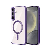 Samsung Uyumlu Galaxy A27 5g Kross Magneticsafe Kapak - Mor Ep72