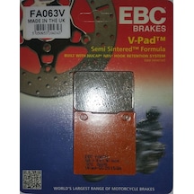 Suzuki Gs 500 Arka Fren Balatası Ebc Fa063V Yarı Sinterli Balata