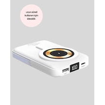 Çoklu Kablo Çıkışlı Tnabilir Powerbank Muratech - 8 Kompakt Tasarım Çok Renkli