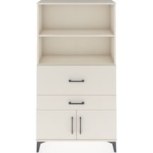 Arges Dolap 2 Raflı 2 Çekmeceli 2 Kapaklı 88x30x163 Aytaşı-ay... Aytaşı