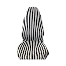 Halidi Oto Servis Kılıfı Siyah Beyaz Çizgili Zebra Model