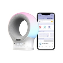 Hubble Eclipse Plus Bebek Telsizi Ninni Çalar Bluetooth Speaker Gece Lambası Gri / Gri