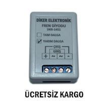 Motor Fren Doğrultucu Yarım Dalga - Motor Frenleme Diyodu - Fren Diyodu