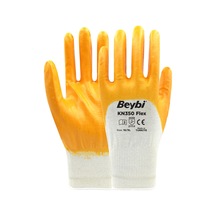 Kn350 Flex Nitril Kaplı Pamuk Eldiven - 144 Çift
