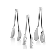 3'lü Paslanmaz Çelik Lüks Pasta-makarna-servis Maşası-maşa Seti Paslanmaz Çelik Metalik