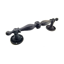Cntma Antika Tarz Dekoratif Pirinç Sütun Çekme Kapı Kolu - 219x49 Mm, Oksit