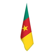 Kamerun Bayrak - Ofis-makam-toplantı Odaları - Saçaklı Makam Bayrağı 1