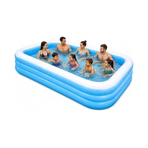 Jumbo Büyük Boy Şişme Havuz, 3.05 Metre Geniş Aile Havuzu, 3 Katmanlı Dayanıklı Pvc Uv Güneşe Dayanıklı, Çi Diğer