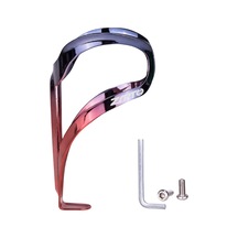 Ztto Sszkdshj Alüminyum Alaşımlı Bisiklet Su Şişesi Kafesi Mtb Bisiklet Şişe Montaj Braketi - Siyah + Kırmızı