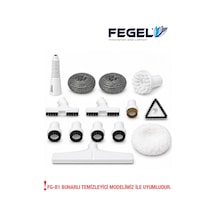 Fegel Fg-b1 Buharlı Temizleyici 14 Parça Yedek Aparat Seti