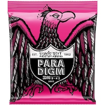 Ernie Ball P02023 Elektro Gitar Tel Seti - Paradigm Super Slinky Üst Segment - Kırılmaz Seri Plazma Takviyeli Çelik Çekirdek, Ultra Esnek Yapı Ve Kararmayan Yüzey Ölçü: .009 - .042 6'lı Tam Takım Set
