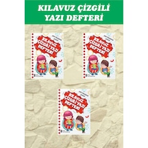 1.sınıf Kılavuz Çizgili Yazı Defteri Küçük Boy - 3 Adet