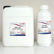 Arc152 Epoksi Ahşap Ve Elyaf Laminasyon Reçine 5 Kg Set