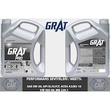Grat 5W-30 Tam Sentetik Motor Yağı 7 L