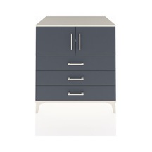Kronos Şifonyer 2 Raflı 3 Çekmeceli 2 Kapaklı 88x59x96 Aytaşı-antrasit Aytası