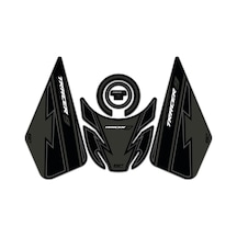 GP Kompozit Yamaha MT-09 Tracer 2021-2022 Uyumlu Tank Pad Seti Siyah