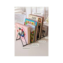 Kitap Tutacağı-kitap Rafı-metal Kitap Desteği - Kitaplık- Ev Ve