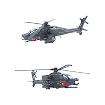 Gökyüzünün Hakimi: Metal Türk Atak Helikopteri Oyuncağı Sesli Işıklı Eni:25cm.