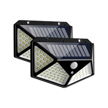 Hubrendy Kargo Projektör 100 Ledli Işık Sensörlü Güneş Enerjili Solar Lamba