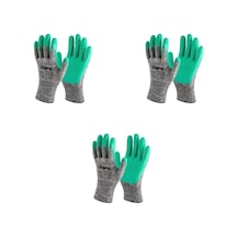 Mafel Mf 080 Lateks Kaplı Yeşil Camcı Eldiven No:10 Xl - 3 Adet Paket