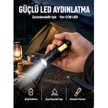 Mini Boy Led El Feneri - 2000 Lümen Su Geçirmez Tasarım Yeni Nesil Çok renkli 95962160