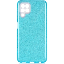 Samsung Galaxy Uyumlu M22 Kılıf Simli Parlak Shining Kapak