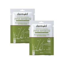 Dermokil Kil Ve Kenevir Yağlı Peeling Etkili Ayak Maskesi 35 Ml 2'li Set