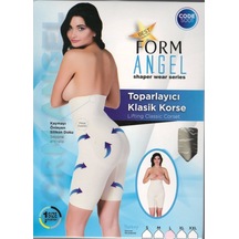 Form Angel Beyaz 5001 Toparlayıcı Klasik Korse Beyaz
