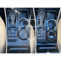 Hyundaı Tucson 2015 / 2020 Parlak Siyah Özel Set Torpido Konsol Kaplama