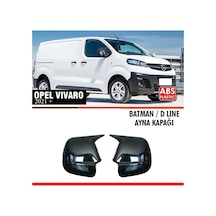 Vivaro Batman Ayna Kapağı Piano Black / 2021 Sonrası