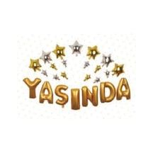 Yaşında Folyo Balon Seti Gold A