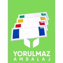 40 Cm Peluş Mop Mikrofiber Toz Toplayıcı Nemli & Kuru Zemin Temizlik Mop Bezi Beyaz
