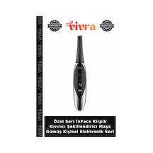 Özel Seri İnface Kirpik Kıvırıcı Şekillendirici Maşa Gümüş Kişisel Elektronik Seri