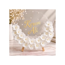 Yenidoğan ,çocuk , Evimize Hoşgeldiniz , Kişiselleştirilebilir Pleksi Kapı Süsü 30 Cm Beyaz - 921582557 Beyaz - 921582557 Beyaz