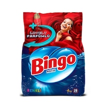 Bingo Matik Toz Çamaşır Deterjanı Renkliler 26 Yıkama 4 KG