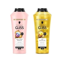 Saç Bakım Kombosu: Split Hair Miracle Ve Oil Nutritive Şampuanları 2x400 Ml Saç Bakım Kombosu: Split Hair Miracle Ve Oil Nutritive Şampuanları 2x400 Ml
