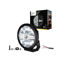 Hella Off-road Valuefit Blade Led Uzun Far Siyah 22w 7" Beyaz Isik 1fj357198-041