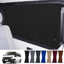 Pandami Ford Transit Uzun Şase T16 5.nesil 2000-2006 Uyumlu Siyah Raylı Oto Perde Takımı