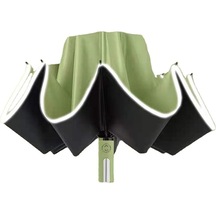 Hyt-kalın Taşınabilir Kalınlaştırılmış Rüzgar Geçirmez Şemsiye-yeşil