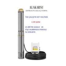 Alakarsu 4" 1 Hp Derin Kuyu Dalgıç Pompası