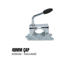 Shuıvan Destek Tekeri Bağlama Kelepçesi 48mm Döküm - Galvaniz-2034