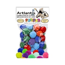 Ponpon 30 Mm 50 Li 1 Paket Karışık Renk Pon Pon 30 Mm Pompom 3 Cm Elişi Etkinliği Anasınıfı Kreş Okul Öncesi P