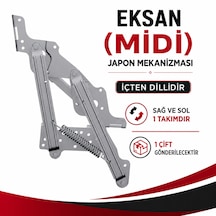 Eksan Midi Süper Japon Mekanizması İçten Dillidir Sağ Ve Sol 1 Çifttir Metalik