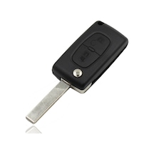 Citroen Uyumlu C3 C4 C5 Peugeot Uyumlu 307 308 Anahtar Kumanda Kabı-Pil Yuvalı