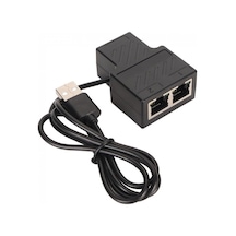 2 Port Rj45 Ethernet 100 Mbps Splitter Rj45 Ayırıcı 1 Giriş 2 Çıkış