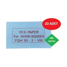 Ecg Kağıdı Nihon Kohden Fqw 50-2-100 Z Katlamalı 20 Adet 200 Sayfa