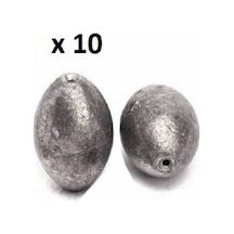 Çapa Zeytin Tipi Olta Kurşunu 10'lu Paket
